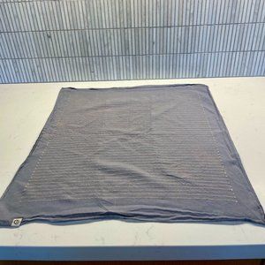 Square Bandana Handkerchief, Lavender‎ with Pink Stitching, 21 inches